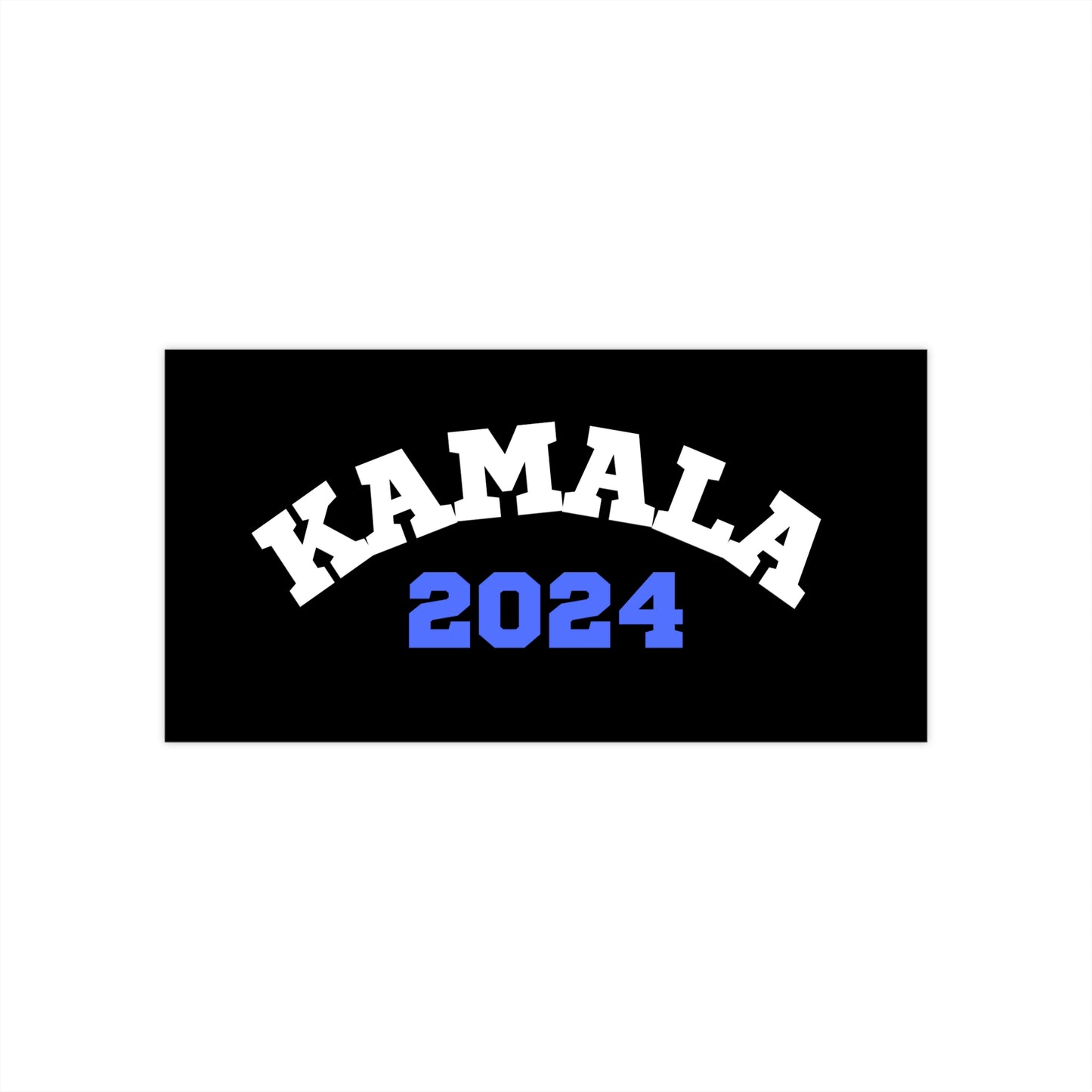 Kamala 2024 Black Bumper Sticker