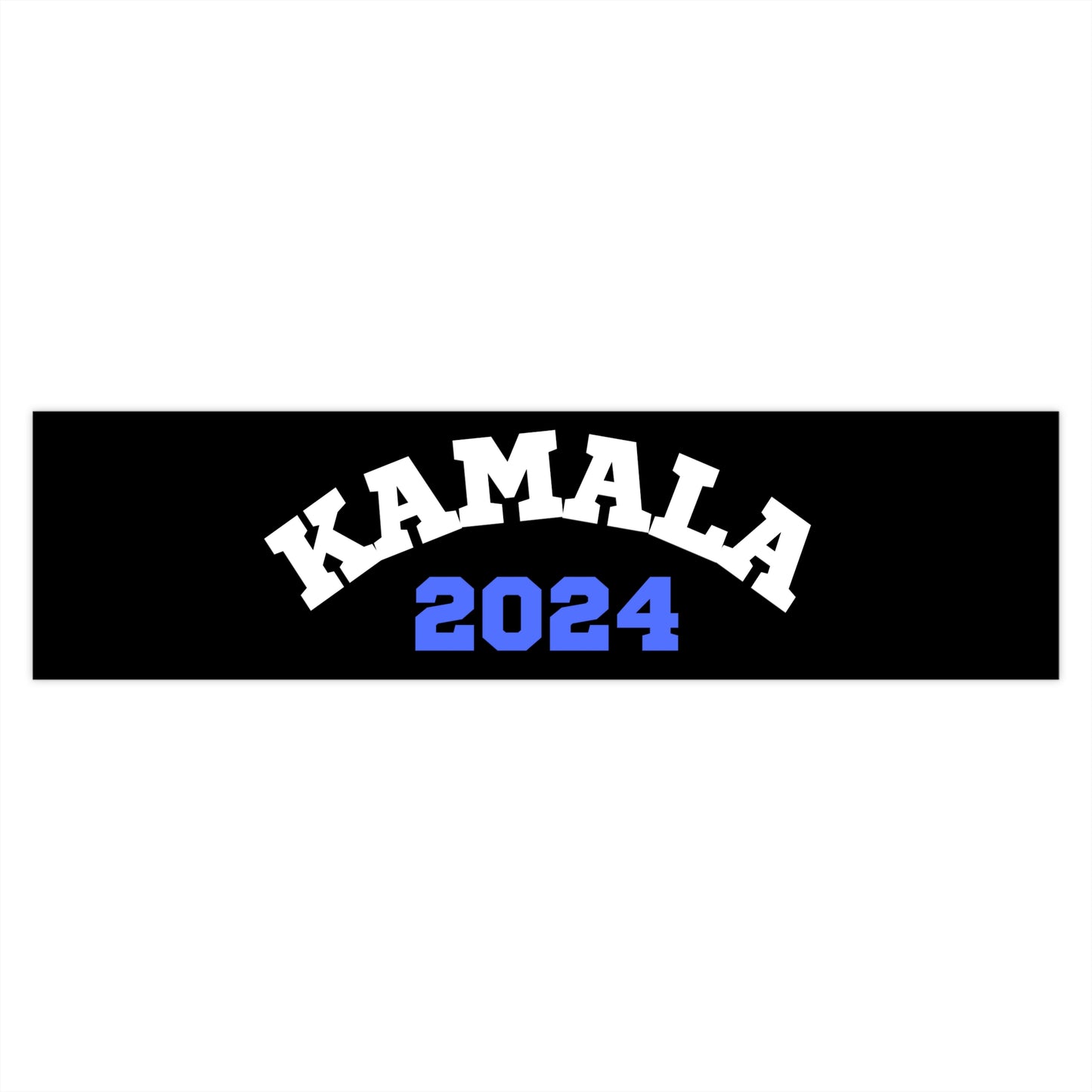 Kamala 2024 Black Bumper Sticker