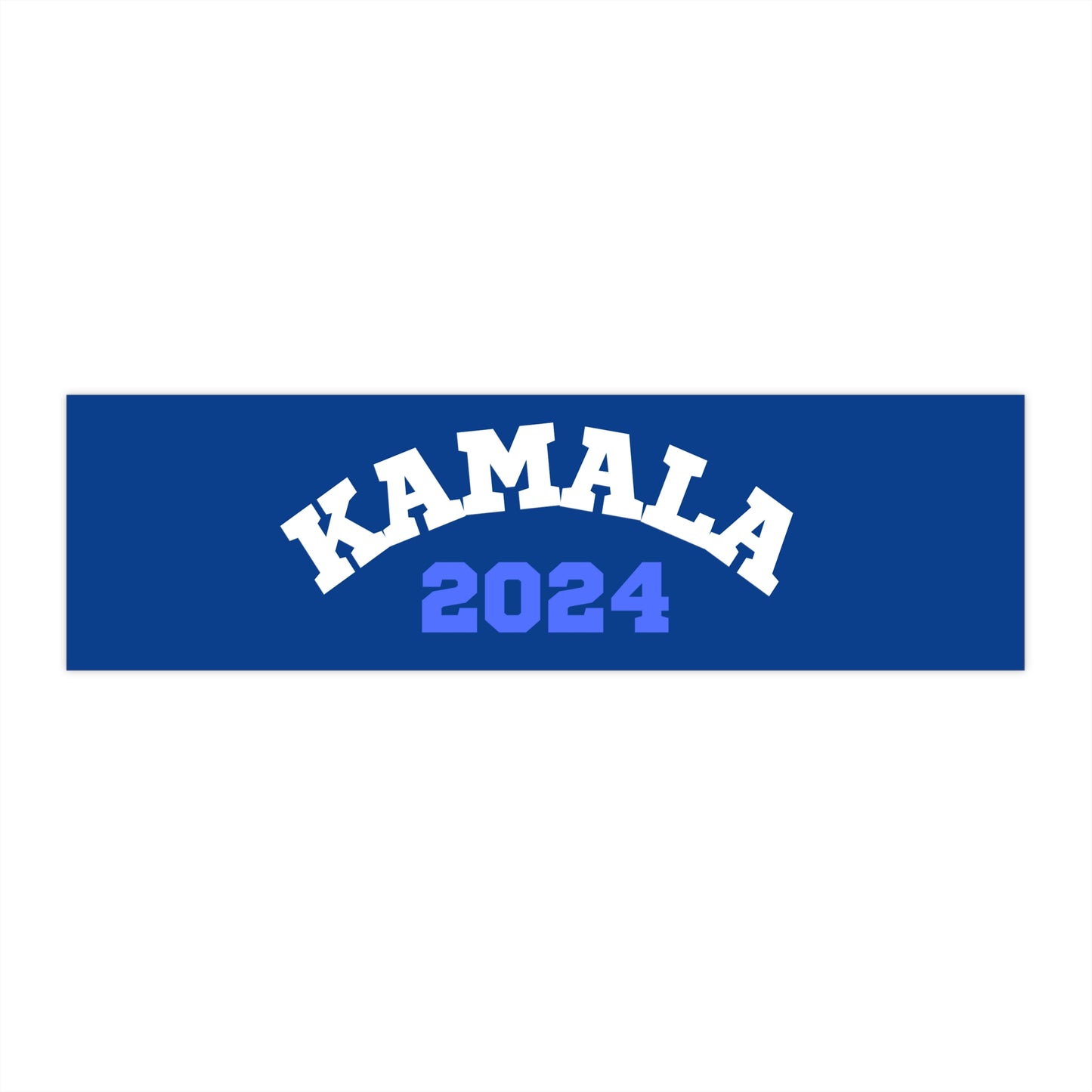 Kamala 2024 Blue Bumper Sticker