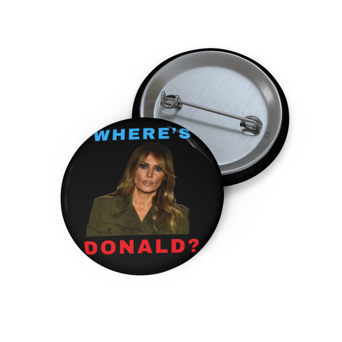 Where's Donald Black Pin