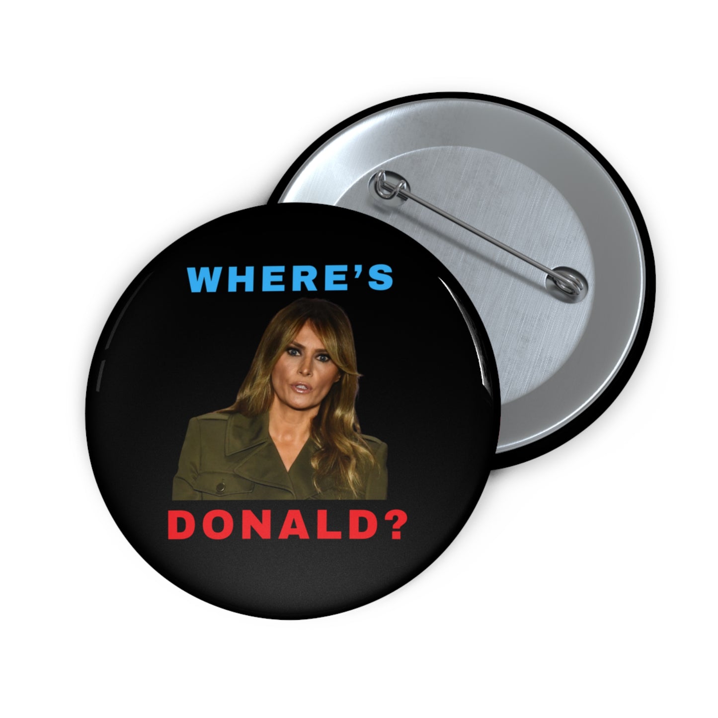 Where's Donald Black Pin