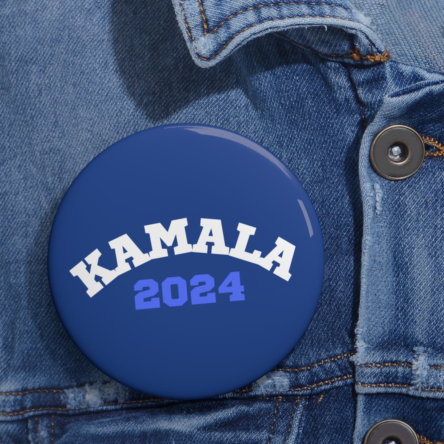 Kamala 2024 Blue Pin