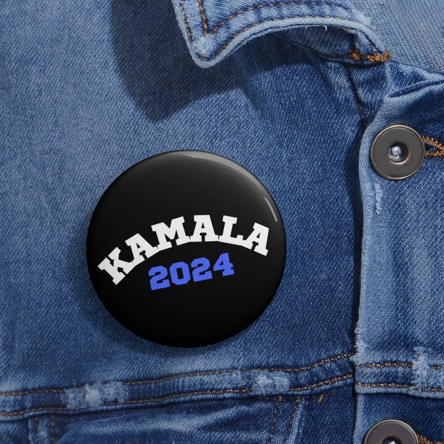 Kamala 2024 Black Pin