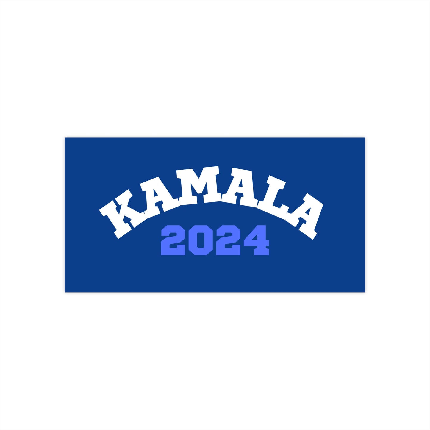 Kamala 2024 Blue Bumper Sticker