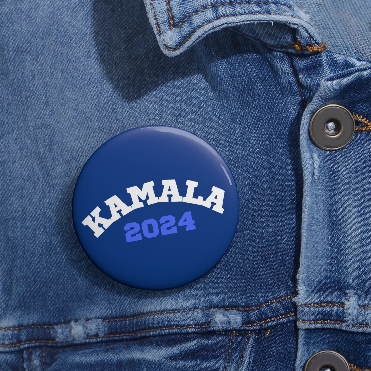 Kamala 2024 Blue Pin