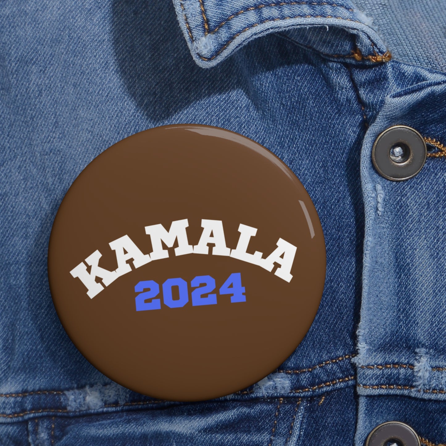 Kamala 2024 Brown Pin