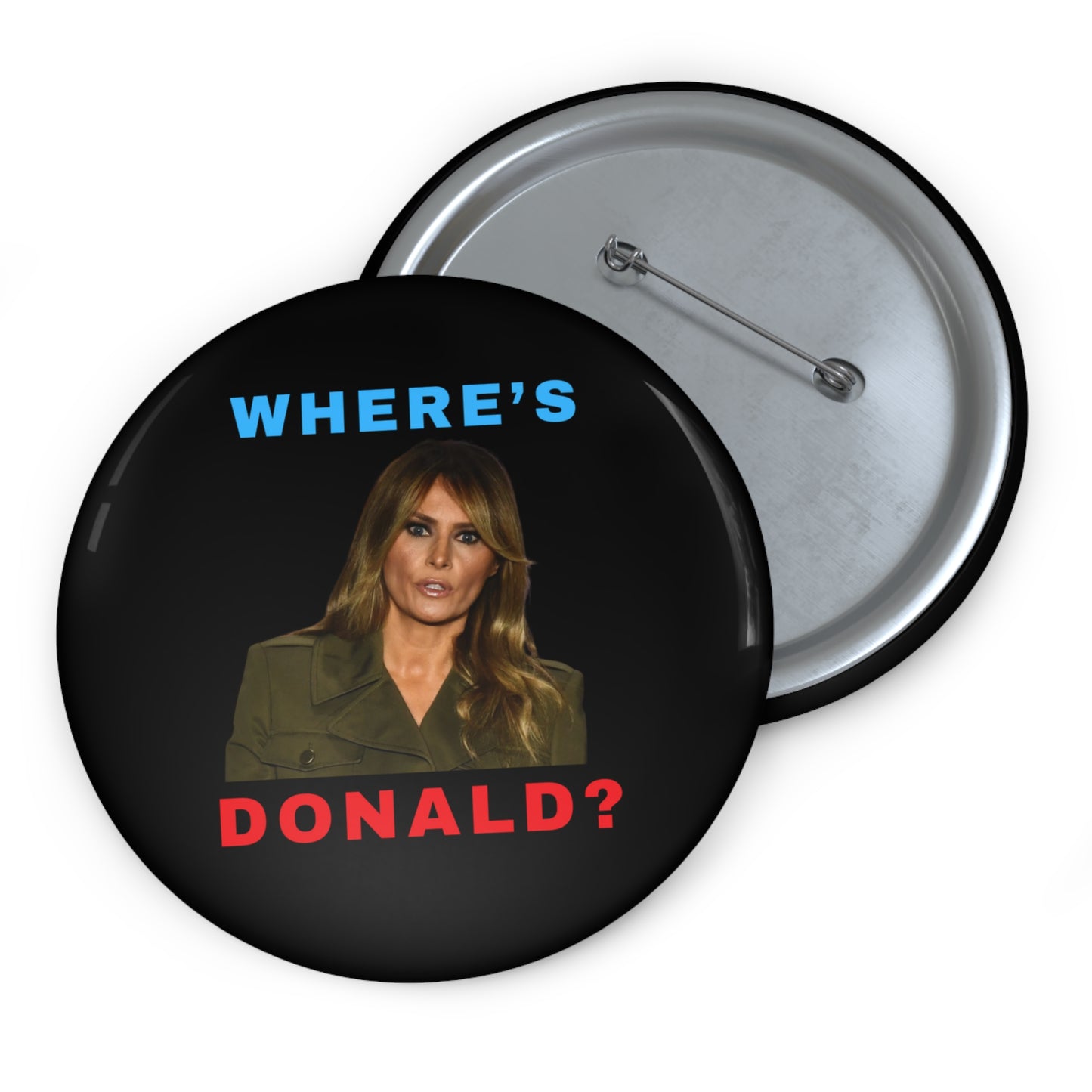 Where's Donald Black Pin