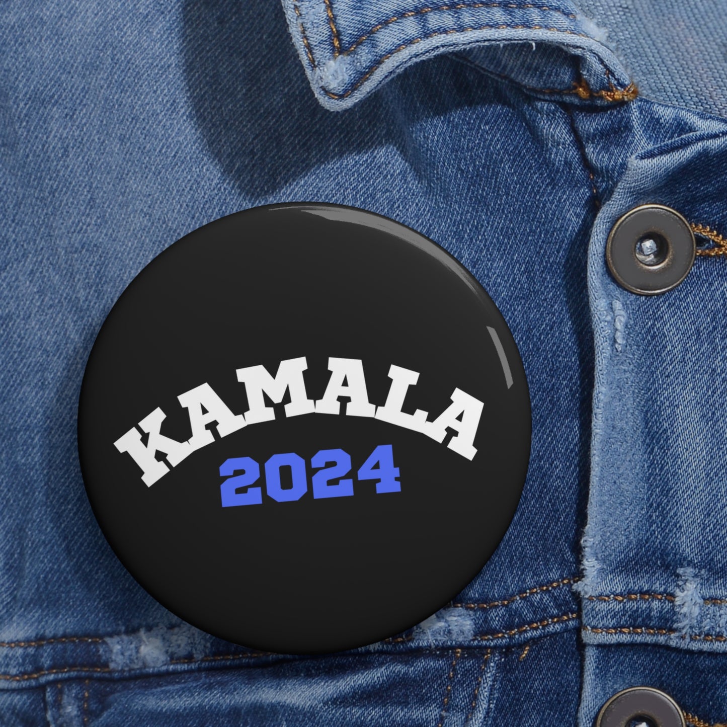 Kamala 2024 Black Pin